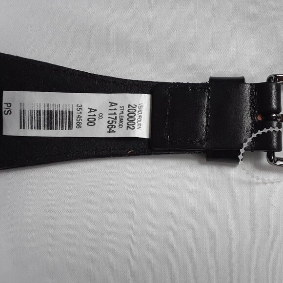 JACOB Genuine Leather Wide Black Belt  New - Picture 8 of 11